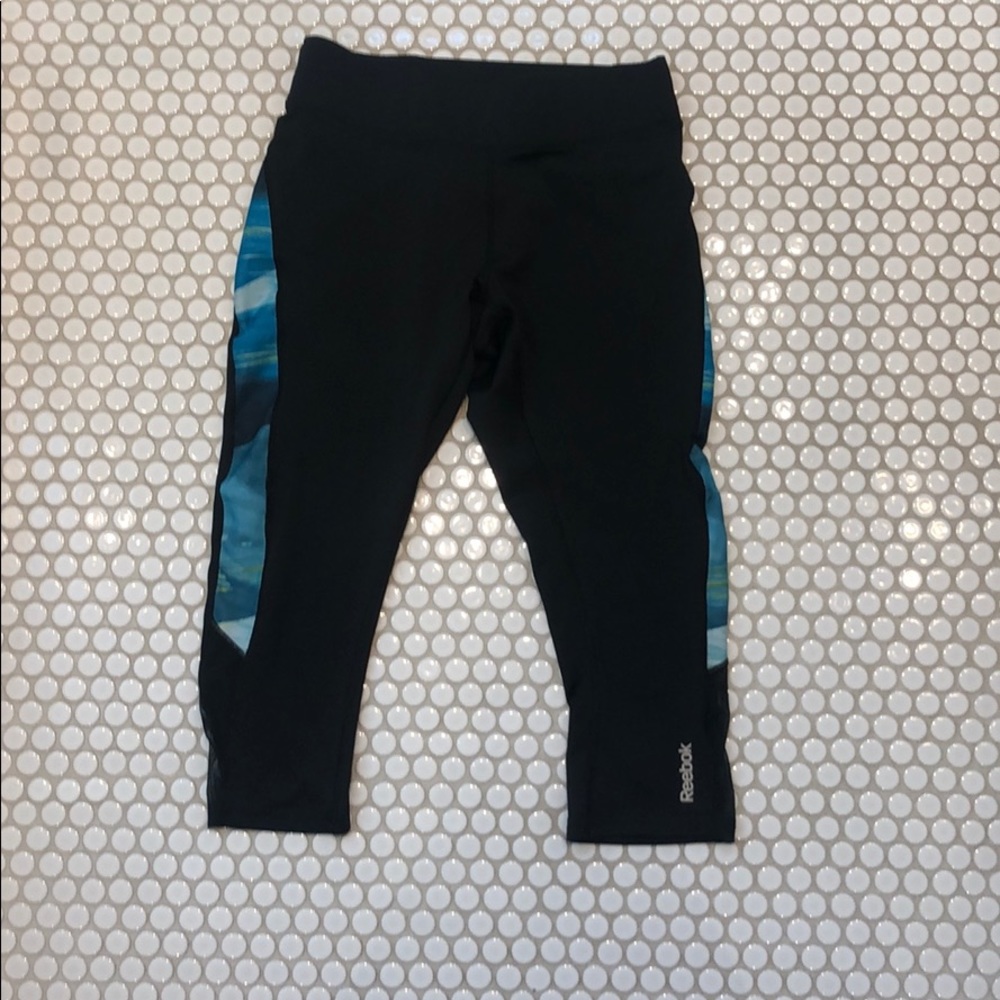 REEBOK blue/black women’s leggings